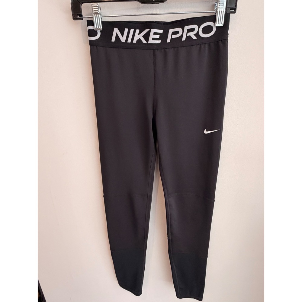 Nike Pro Dri-FIT Mens XL Black Athletic Training Leggings Tights 0263